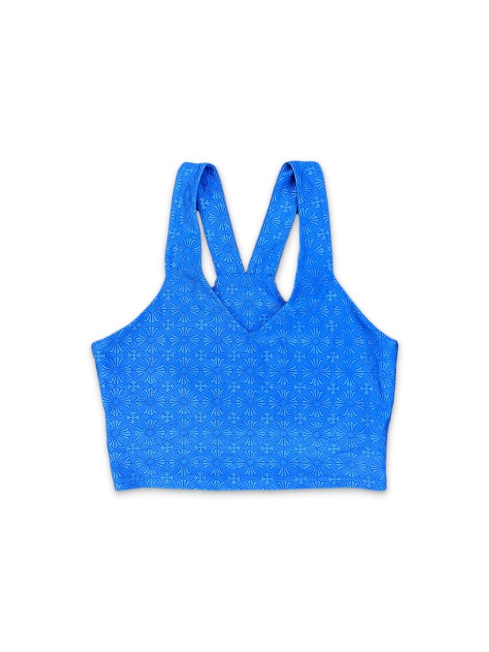 Chrome Hearts Blue Sports Bra